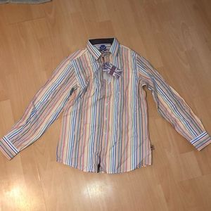 Vintage Button up long sleeve laundry youth large